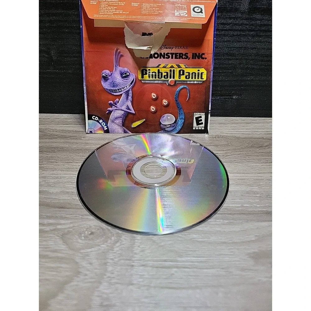 Monsters Inc. Pinball Panic PC Game CD-Rom Windows Game SEALED WITH PKG WEAR